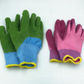 Hespax 13G Latex Rubber Coated Kids Garden Gloves